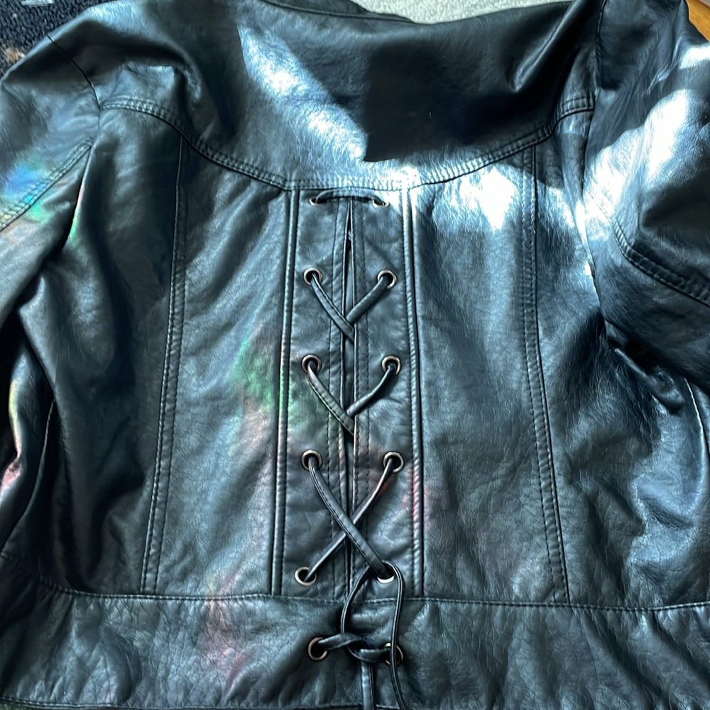 Therapy Outlet Leather Jacket Adjustable - image 4